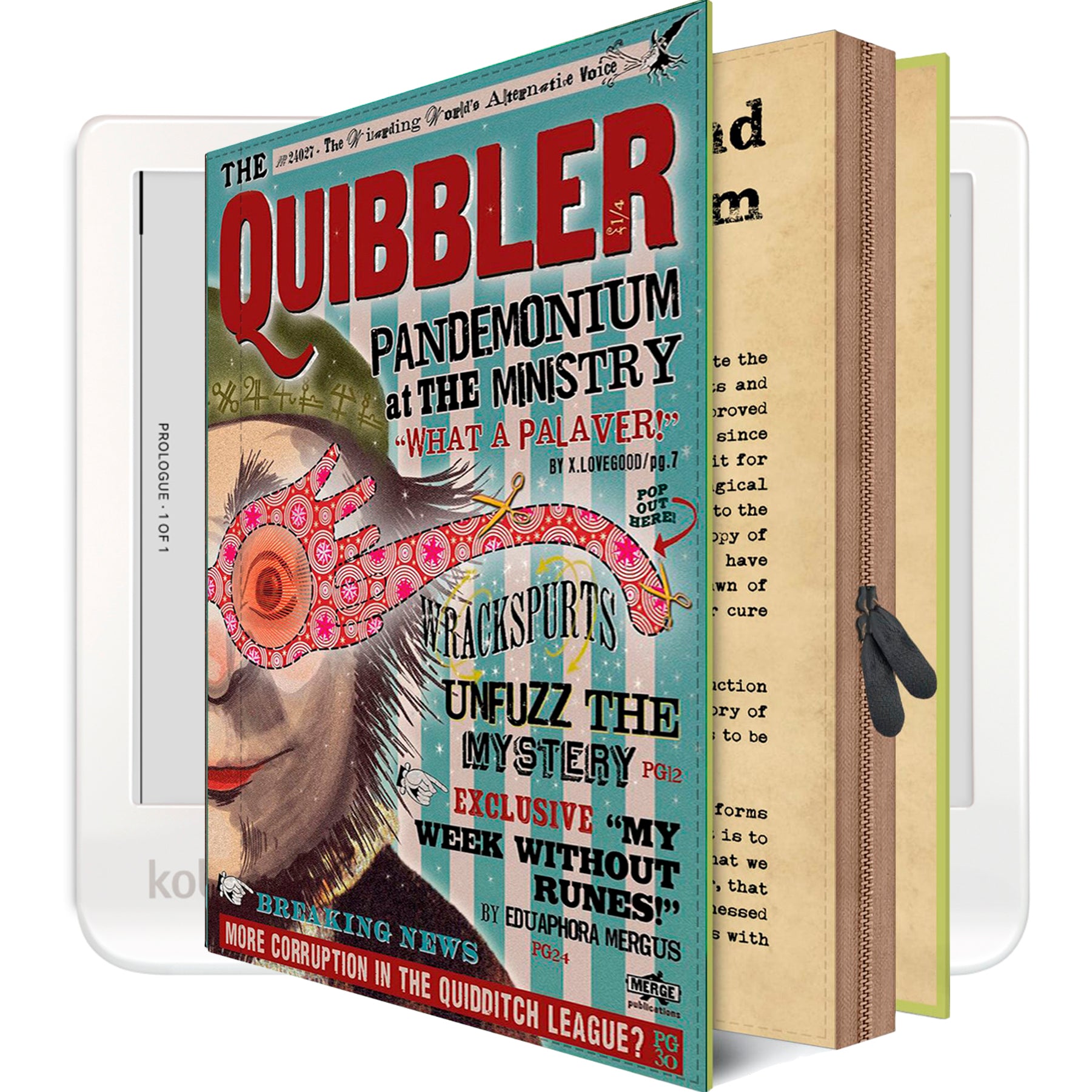 Kobo Libra Colour Case QUIBBLER LUNA LOVEGOOD CASELIBRARY kobo-libra-colour-case-quibbler-luna-lovegood-caselibrary