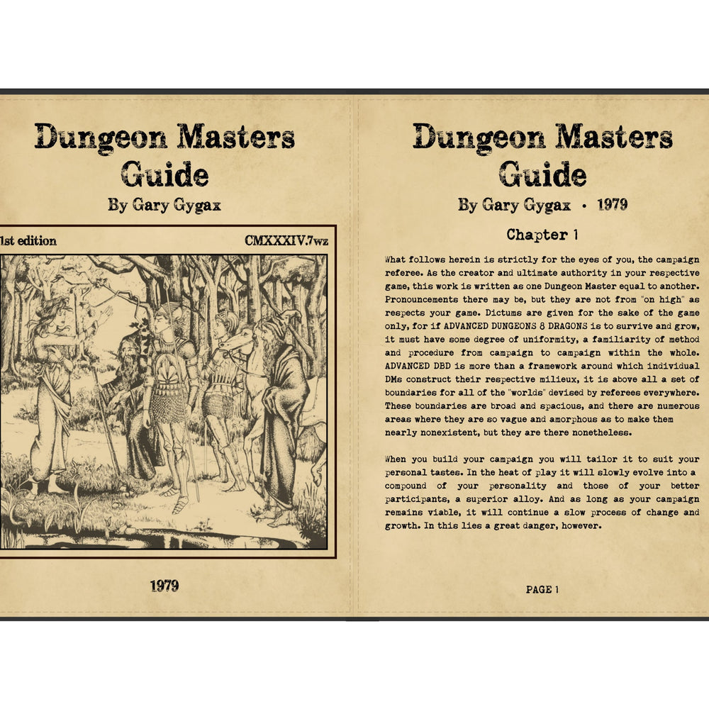 
                      
                        2024 13 inch iPad Air M2 Case Dungeon Master's Guide Book iPad Case
                      
                    