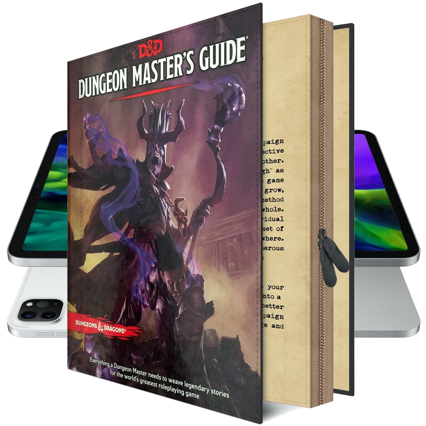 Case Library Dungeon Master's Guide Book iPad Case - Thumbnail 2