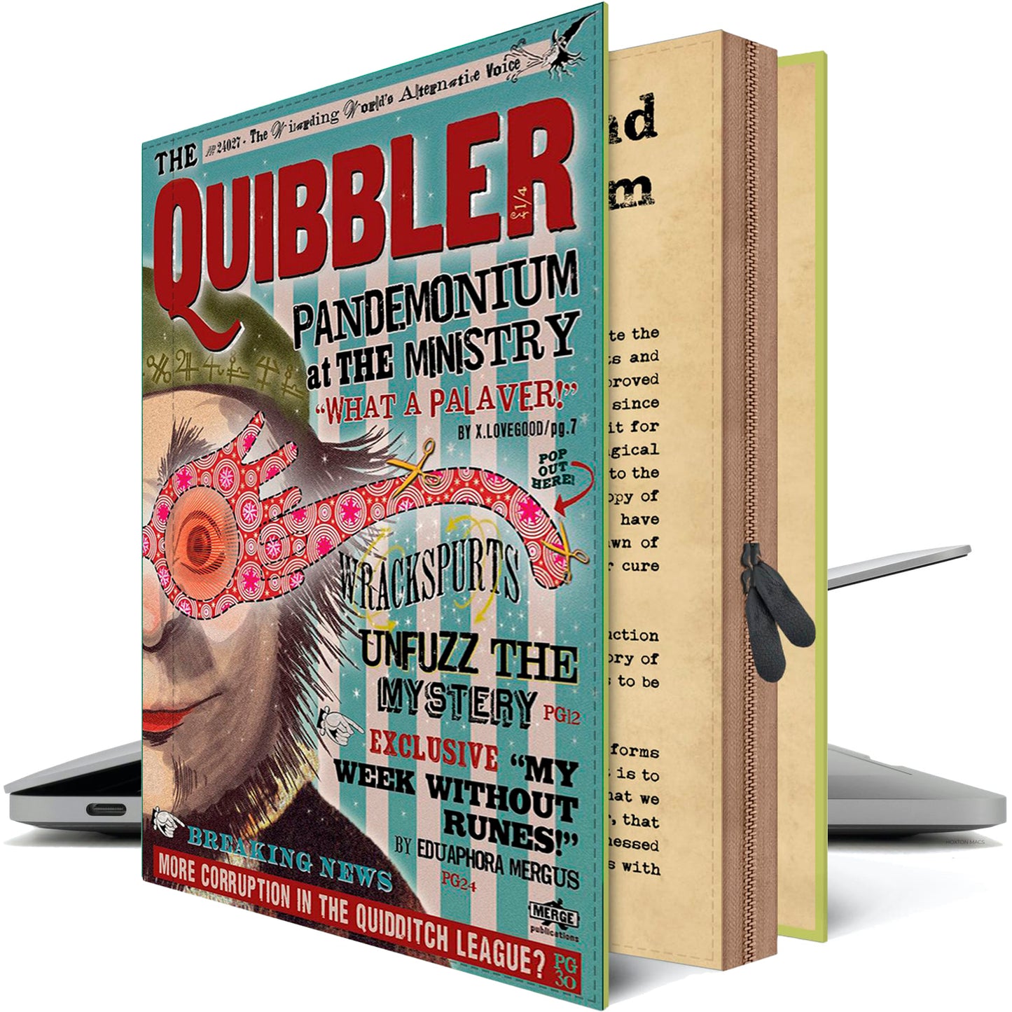 QUIBBLER LUNA LOVEGOOD 15 inch Macbook Air Case