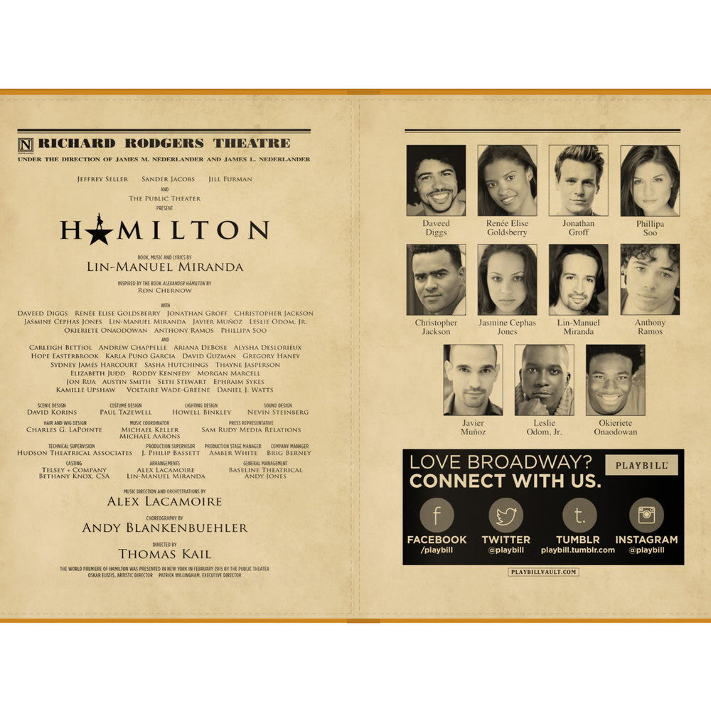 
                      
                        PLAYBILL HAMILTON Case
                      
                    