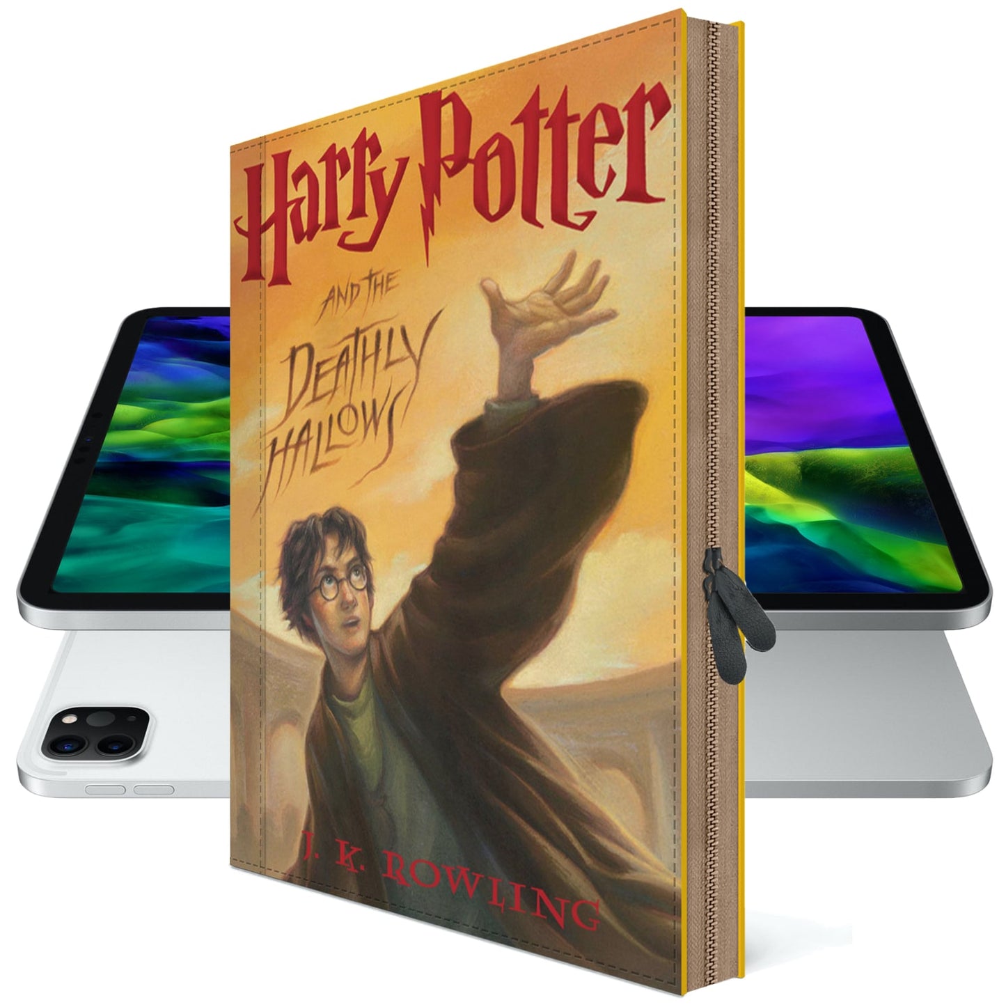 11 inch iPad Pro M4 Case Harry Potter Book iPad Case Deathly Hallows