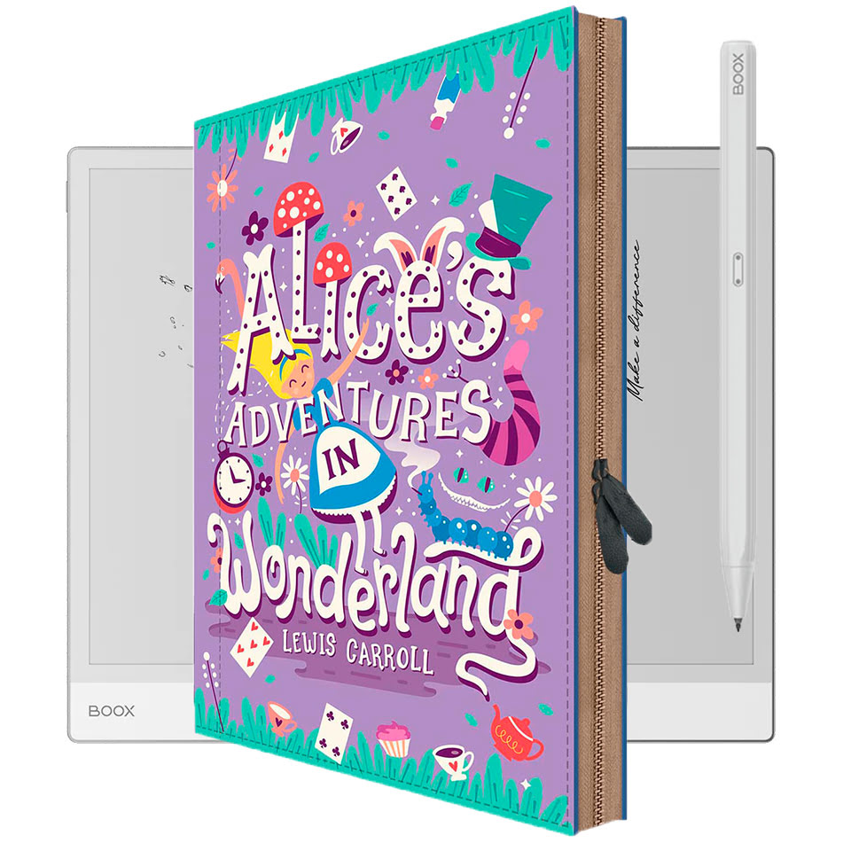 ALICE IM WUNDERLAND Onyx Boox Go 10,3-Zoll-Hülle