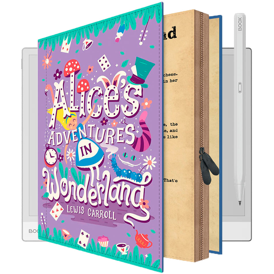 ALICE IM WUNDERLAND Onyx Boox Go 10,3-Zoll-Hülle