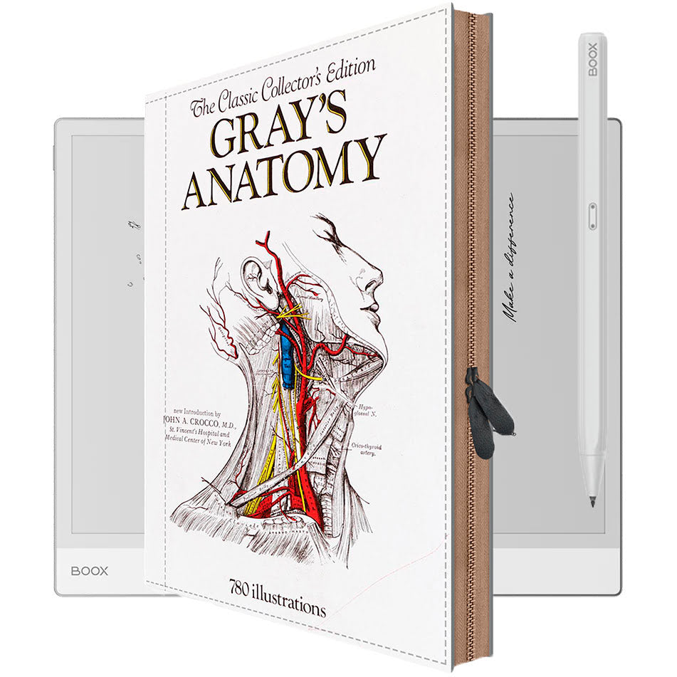 GRAY'S ANATOMY Onyx Boox Go 10,3-Zoll-Hülle