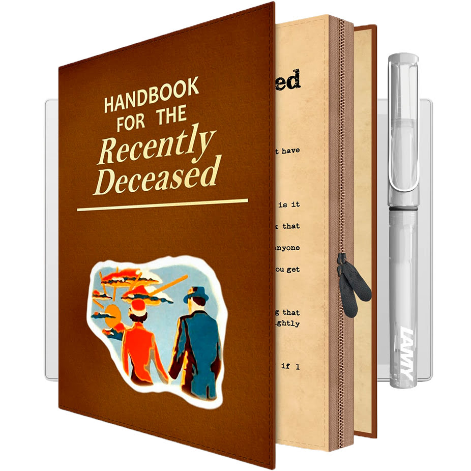 HANDBUCH FÜR DAS KÜRZLICH VERSTORBENE Supernote A5 X2 Manta Case