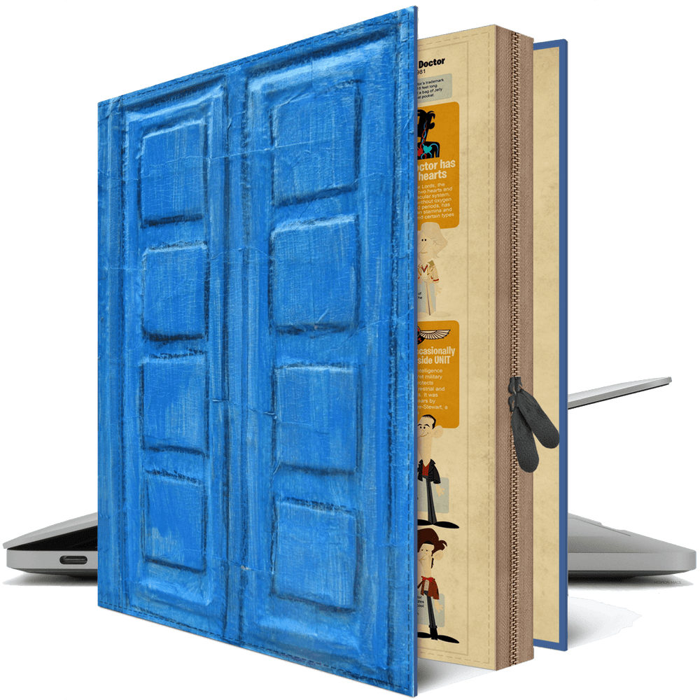 MSI Titan 18 HX Case RIVER SONG'S TARDIS JOURNAL DOCTOR WHO