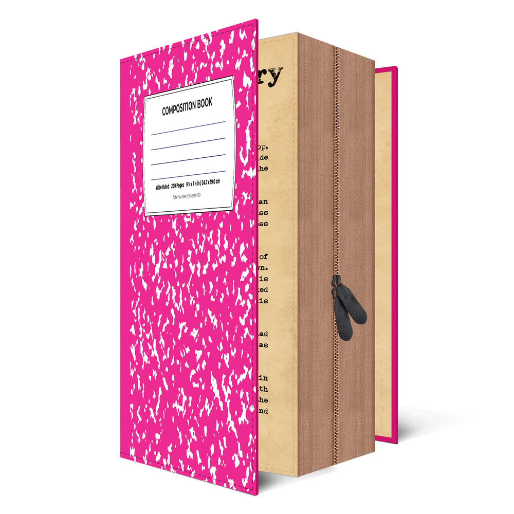 Rosa COMPOSITION BOOK Nintendo Switch Hülle