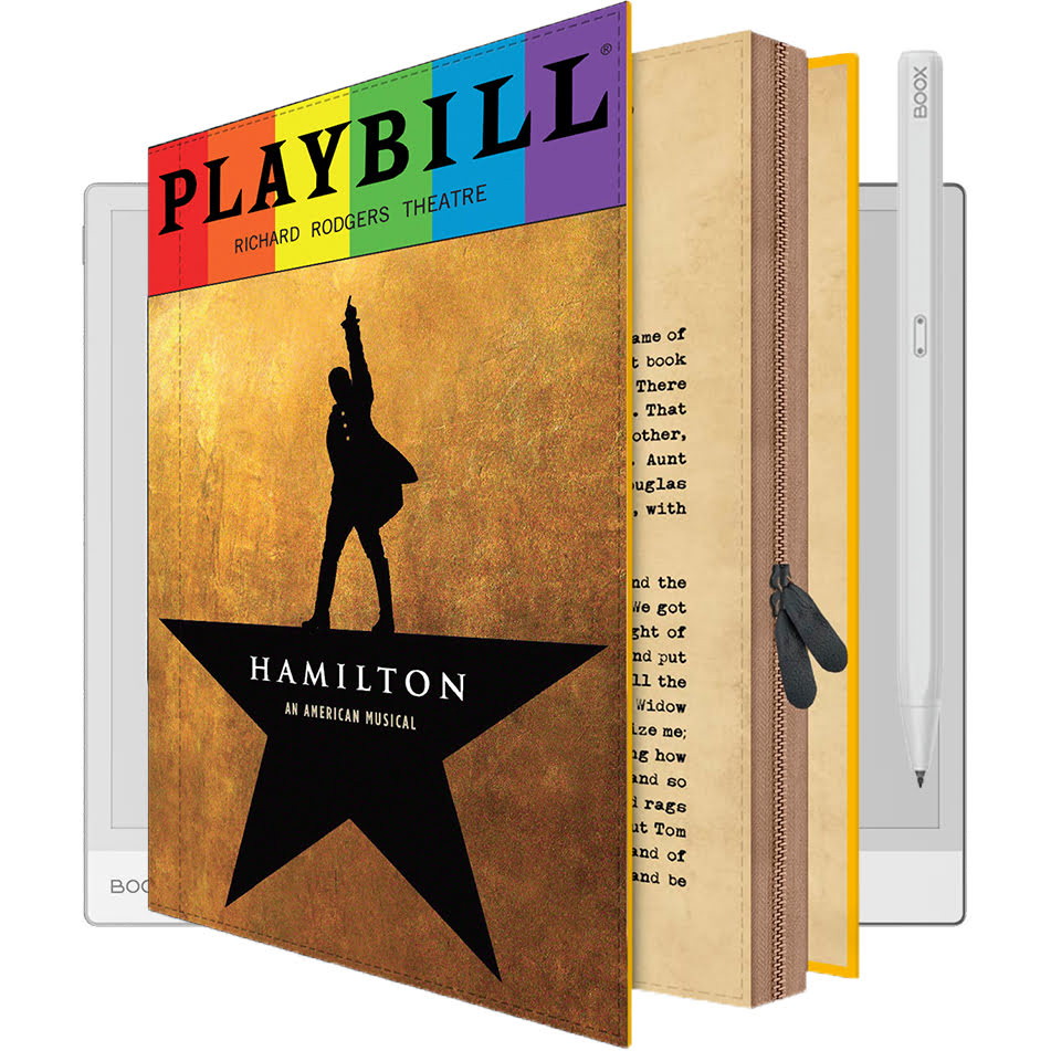 Onyx Boox Tab X C Case PLAYBILL HAMILTON