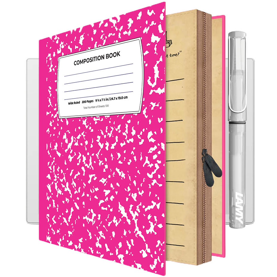 Rosa Notizbuch Supernote A6X2 Nomad Case