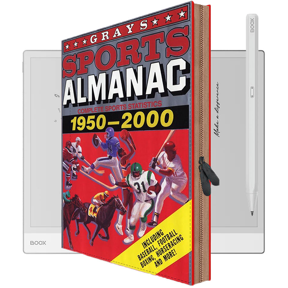 SPORT'S ALMANAC 1950-2000 Onyx Boox Tab Ultra C Pro Hülle