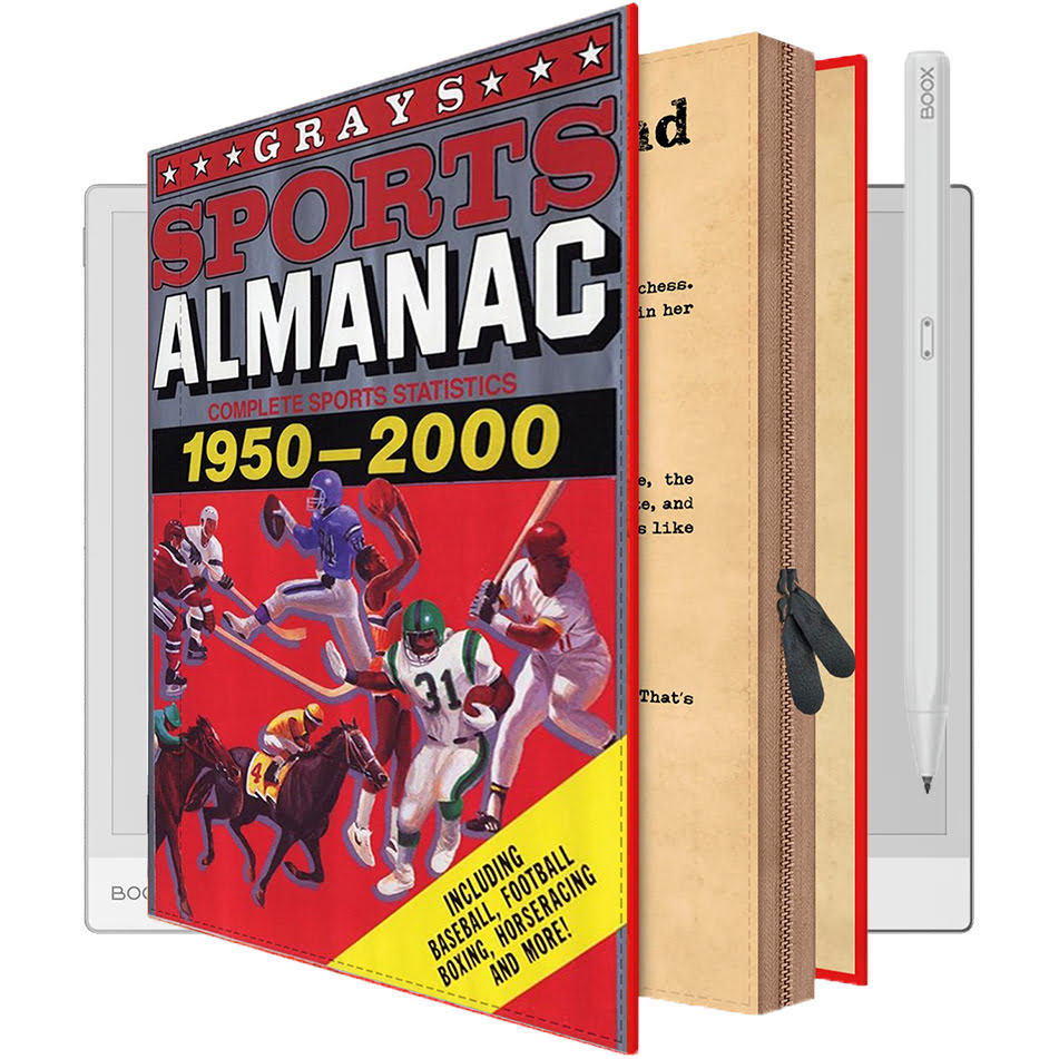 SPORT'S ALMANAC 1950-2000 Onyx Boox Tab Ultra C Pro Hülle