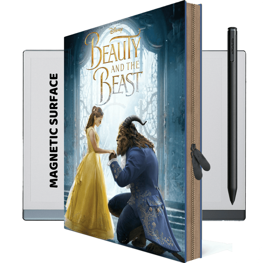 Supernote A6X2 Nomad Case Folio Disney Beauty and The Beast Book