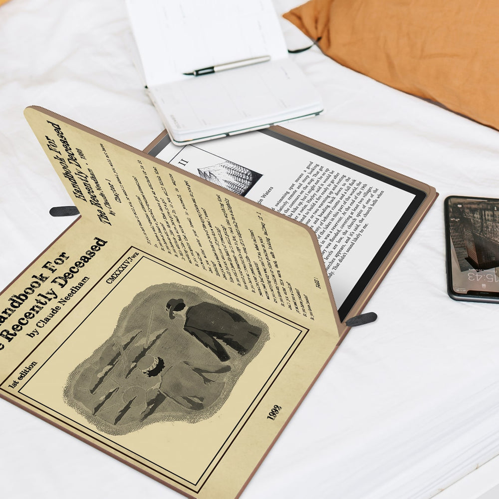 
                      
                        Kindle Scribe 2 Case HANDBOOK FOR THE RECENTLY DECEASED
                      
                    