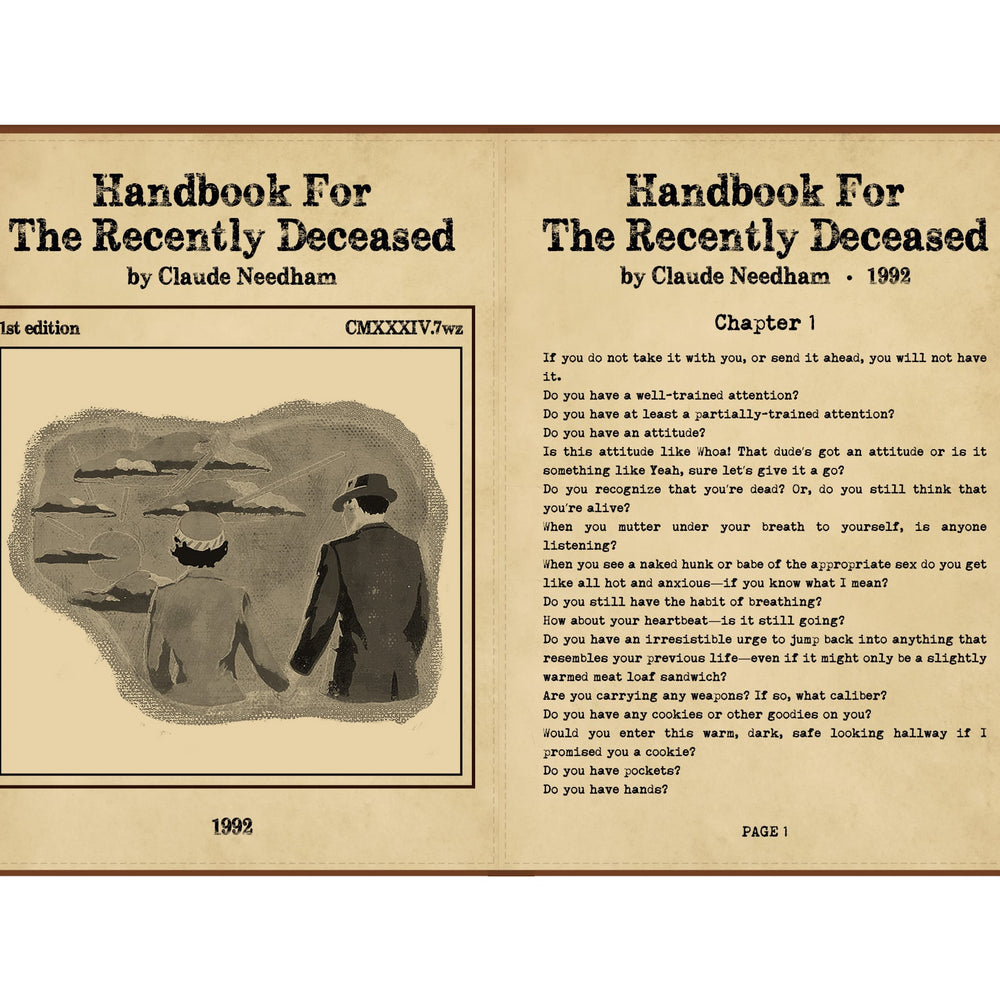 
                      
                        HANDBOOK FOR THE RECENTLY DECEASED Onyx Boox Case
                      
                    