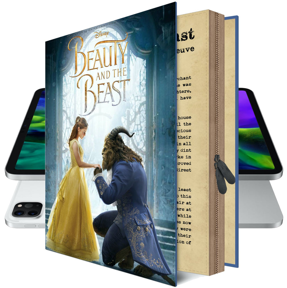 2024 M4 iPad Pro 11 inch Case Disney iPad Case Beauty and The Beast