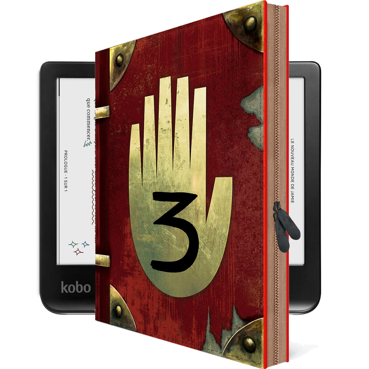 GRAVITY FALLS Kobo Libra Colour Case Pen Holder