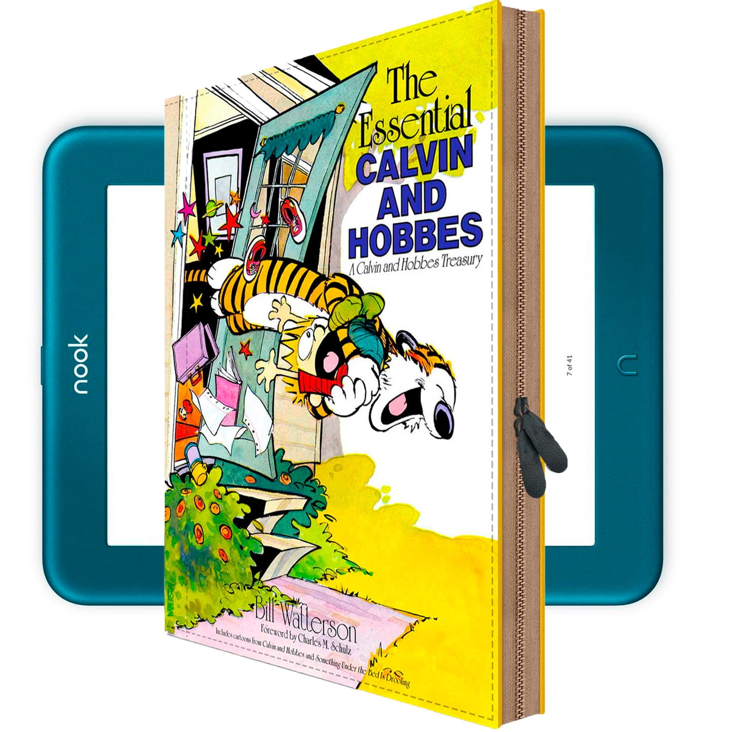 Nook GlowLight 4 4e Plus Case CALVIN AND HOBBES