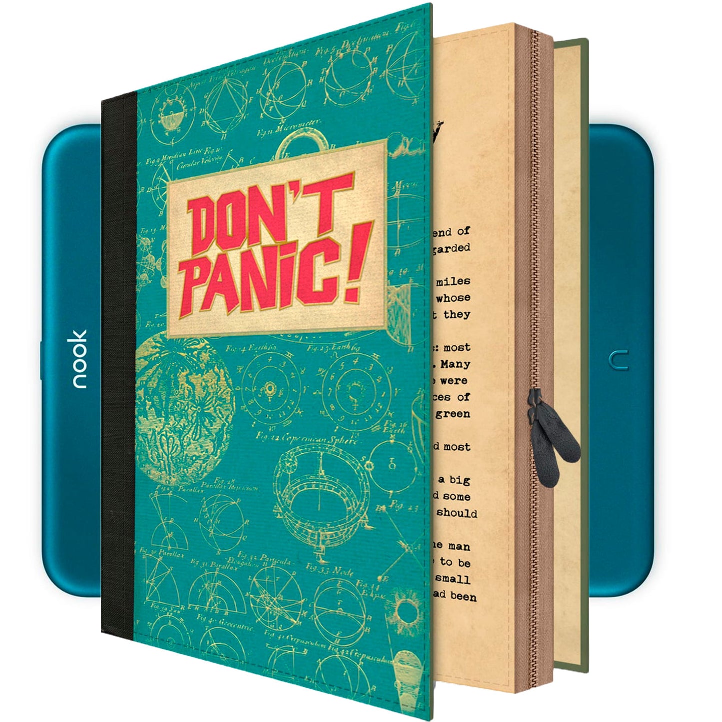 Nook GlowLight 4 4e Plus Case HITCHHICKER'S GUIDE TO THE GALAXY
