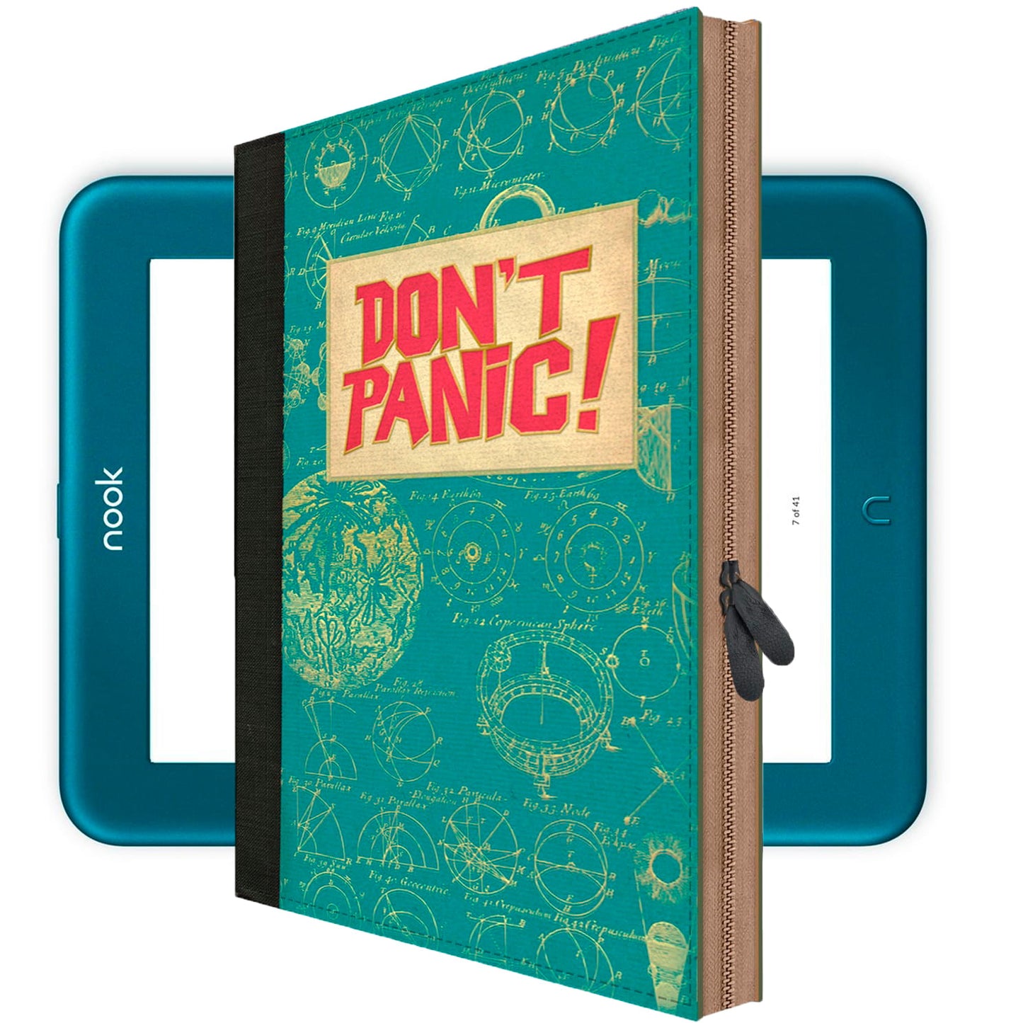 Nook GlowLight 4 4e Plus Case HITCHHICKER'S GUIDE TO THE GALAXY