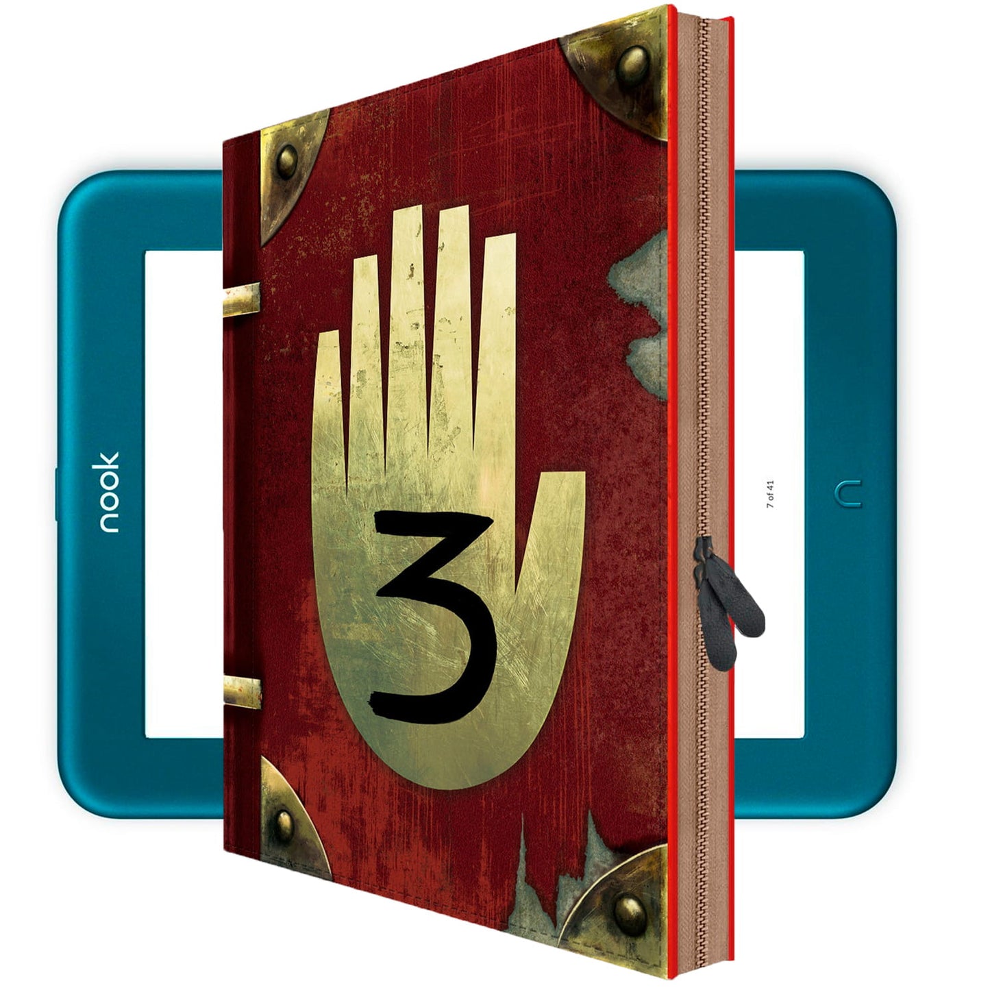 Nook GlowLight 4 4e Plus Case GRAVITY FALLS JOURNAL 3