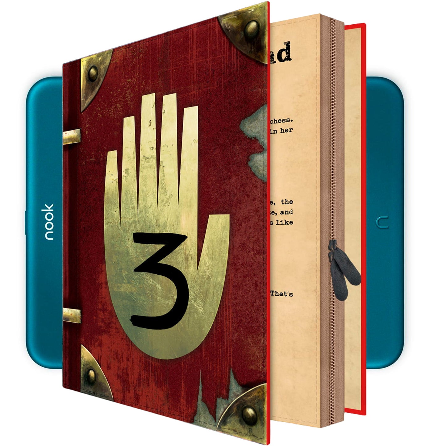 Nook GlowLight 4 4e Plus Case GRAVITY FALLS JOURNAL 3