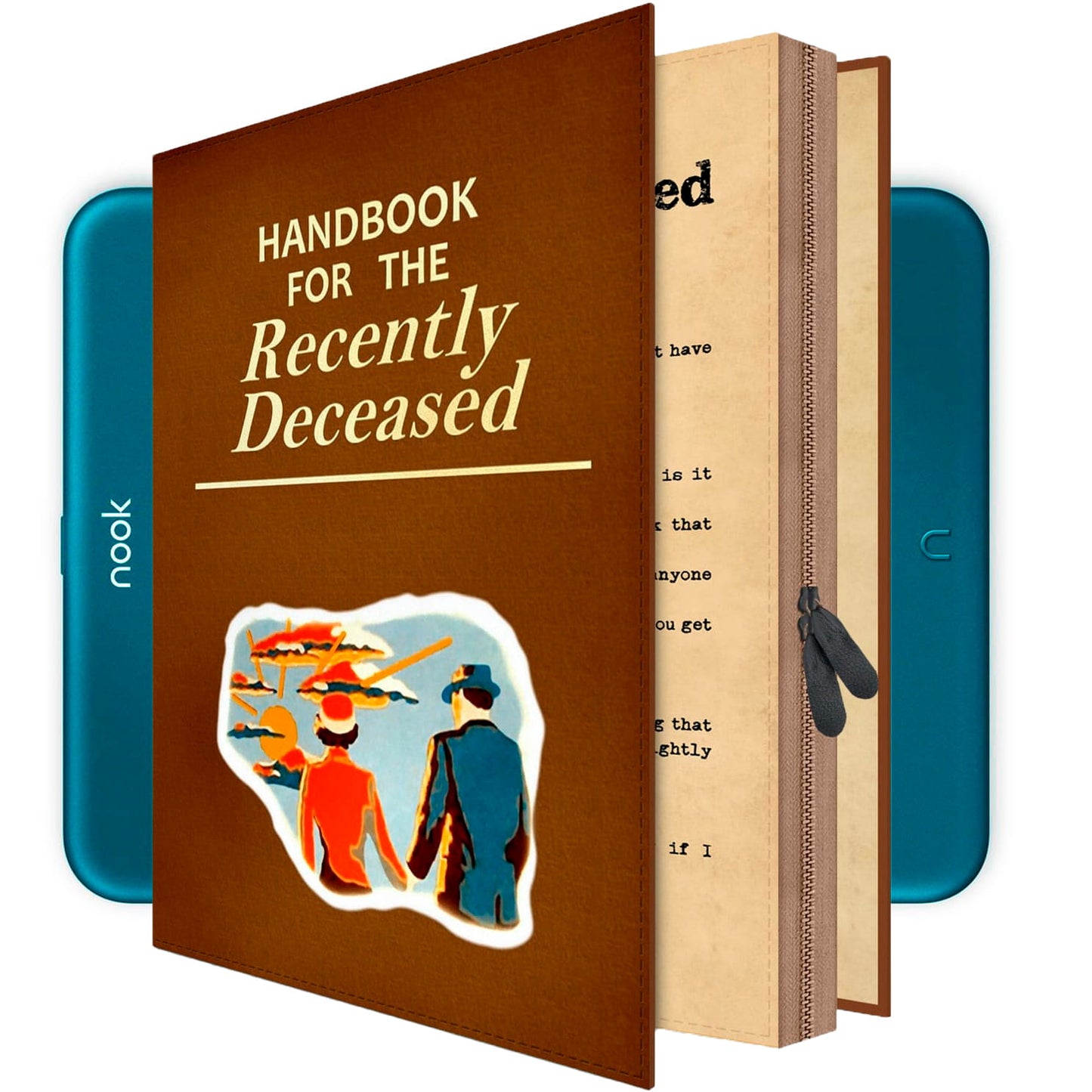 Nook GlowLight 4 4e Plus Case HANDBOOK FOR RECENTLY DECEASED
