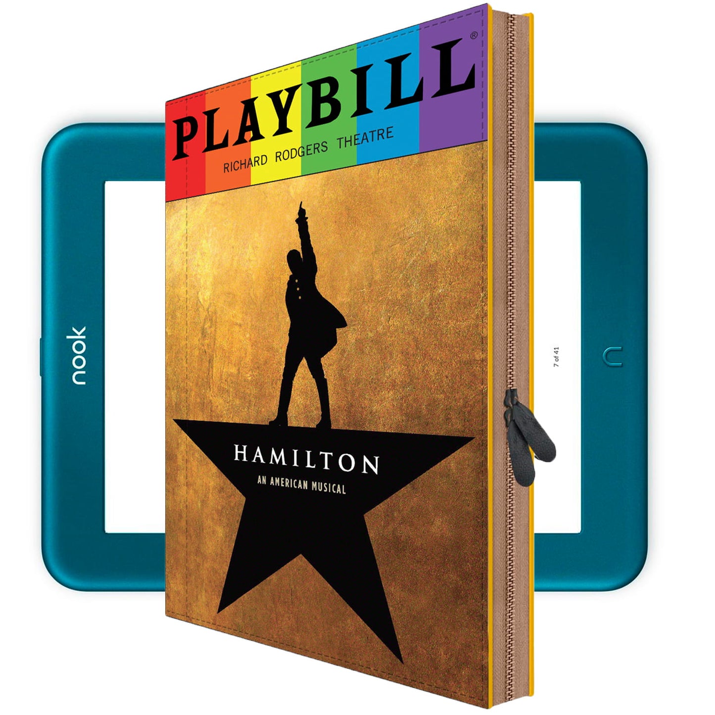 Nook GlowLight 4 4e Plus Case PLAYBILL HAMILTON