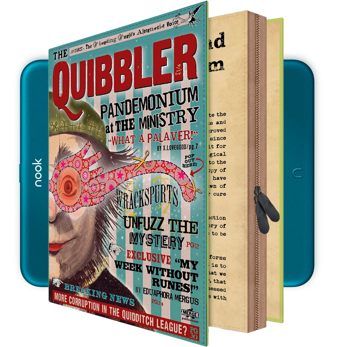 Nook GlowLight 4 4e Plus Case QUIBBLER LUNA LOVEGOOD