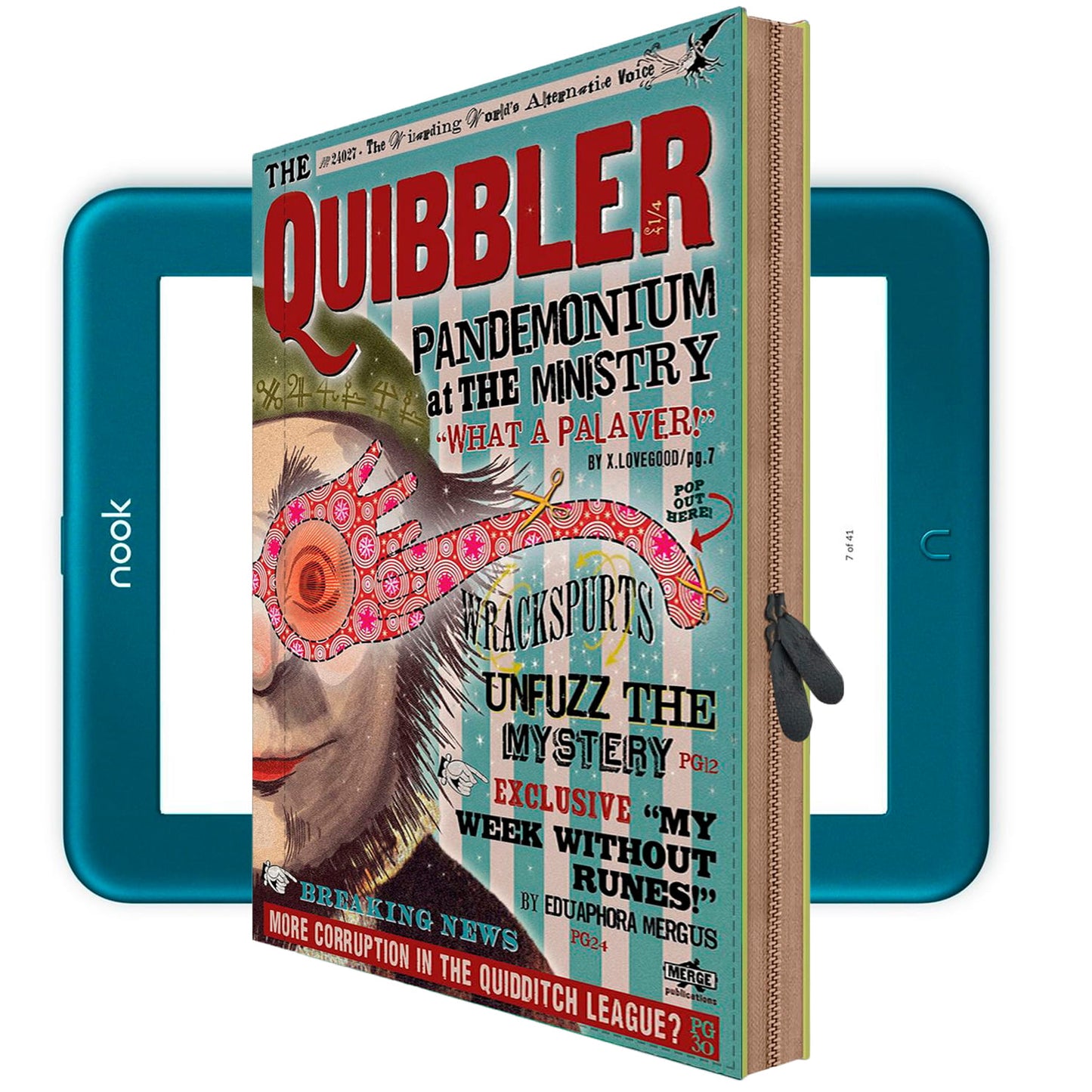 Nook GlowLight 4 4e Plus Case QUIBBLER LUNA LOVEGOOD
