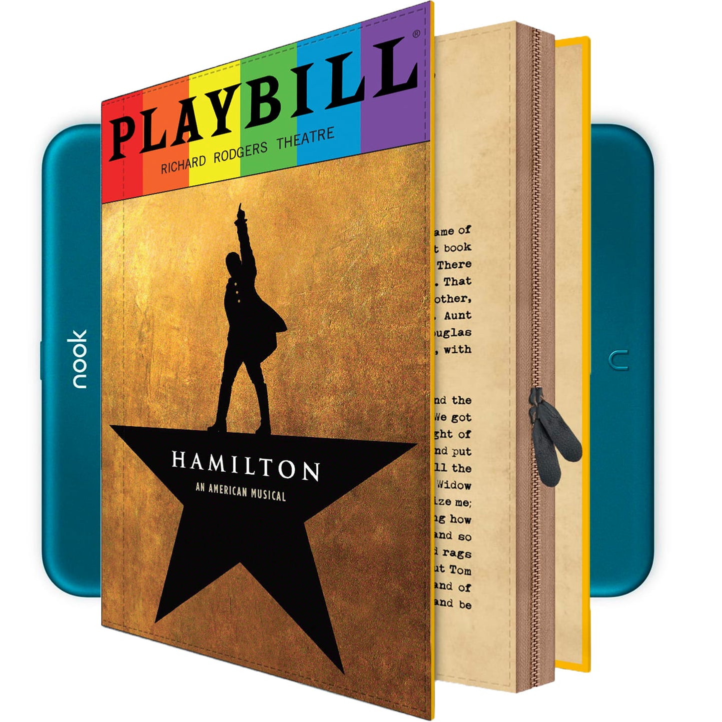 Nook GlowLight 4 4e Plus Case PLAYBILL HAMILTON