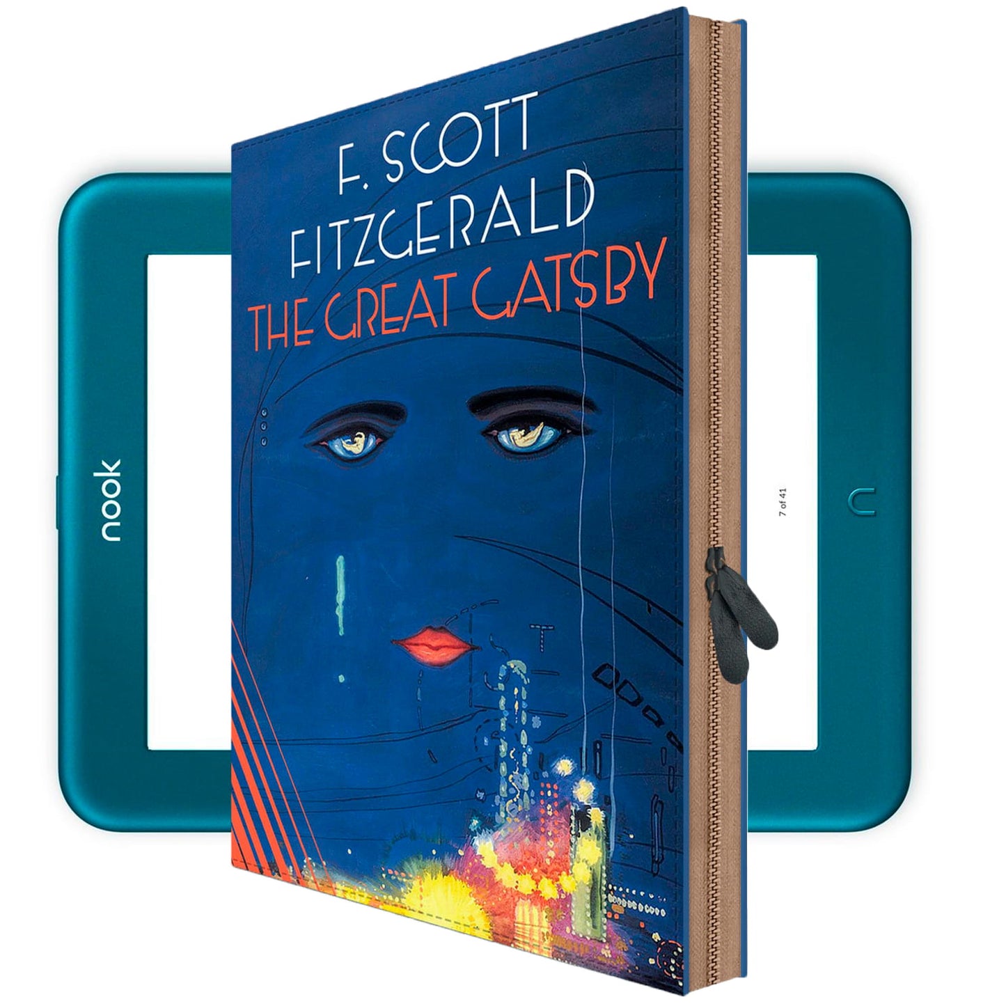 Nook GlowLight 4 4e Plus Case THE GREAT GATSBY