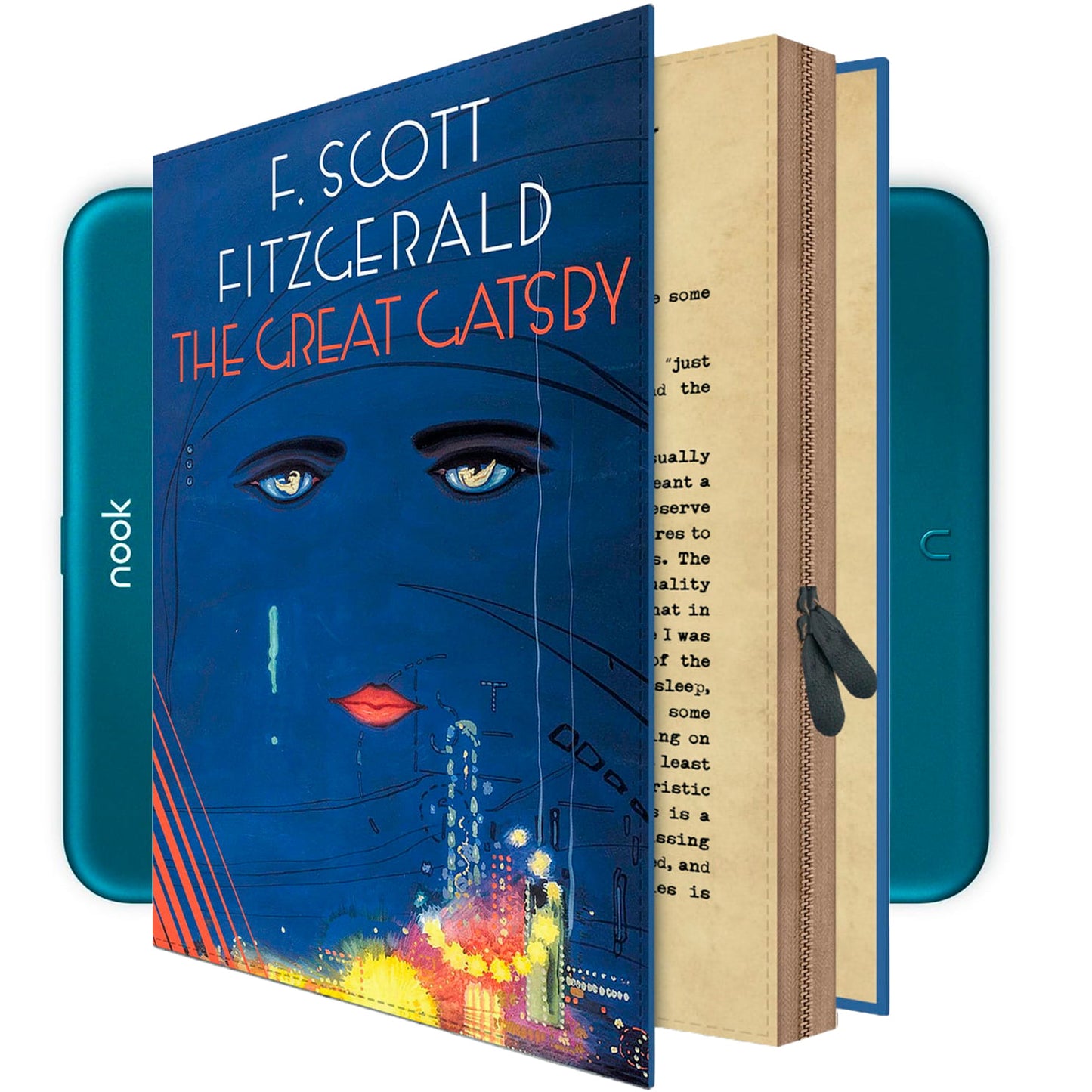 Nook GlowLight 4 4e Plus Case THE GREAT GATSBY