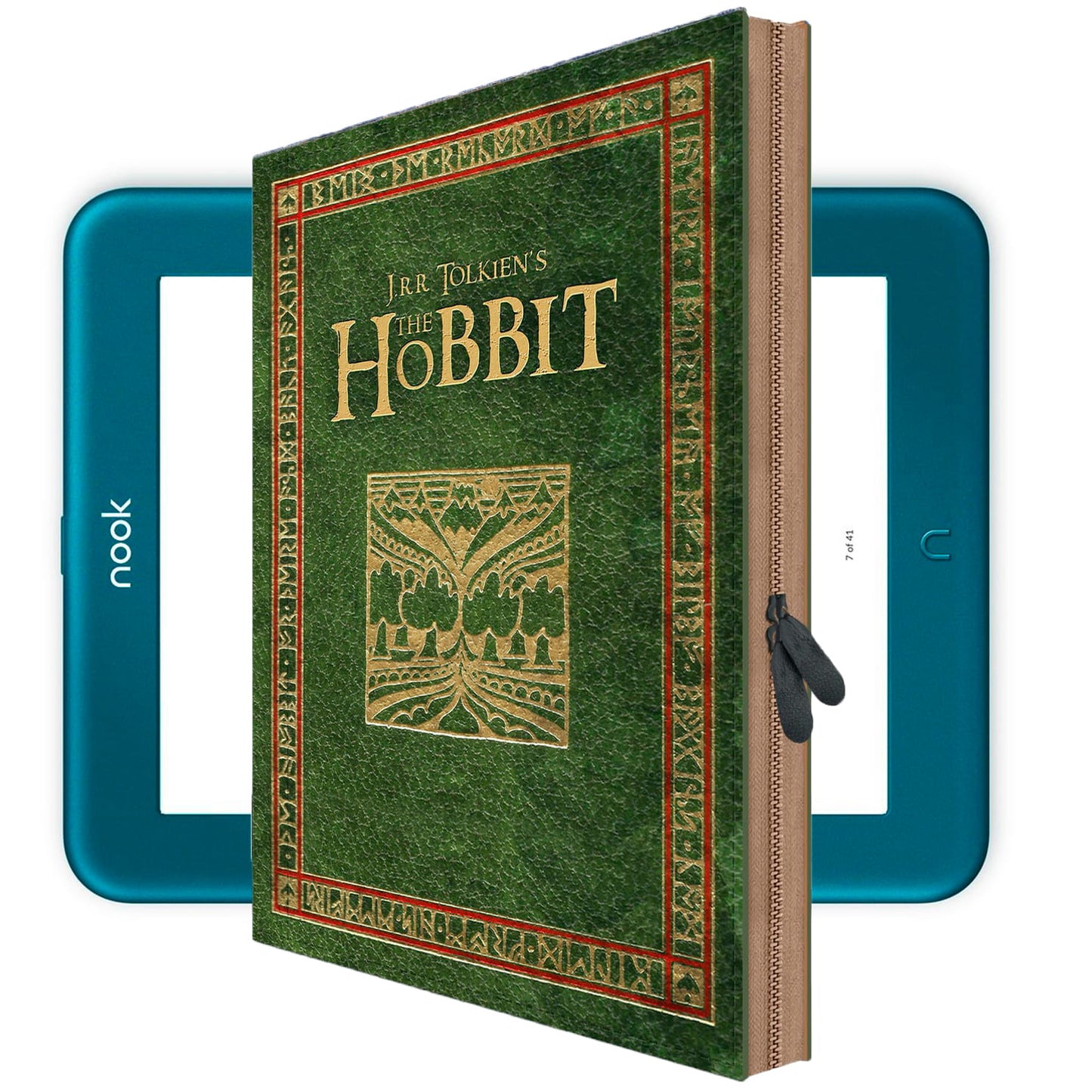 Nook GlowLight 4 4e Plus Case THE HOBBIT Book Cover