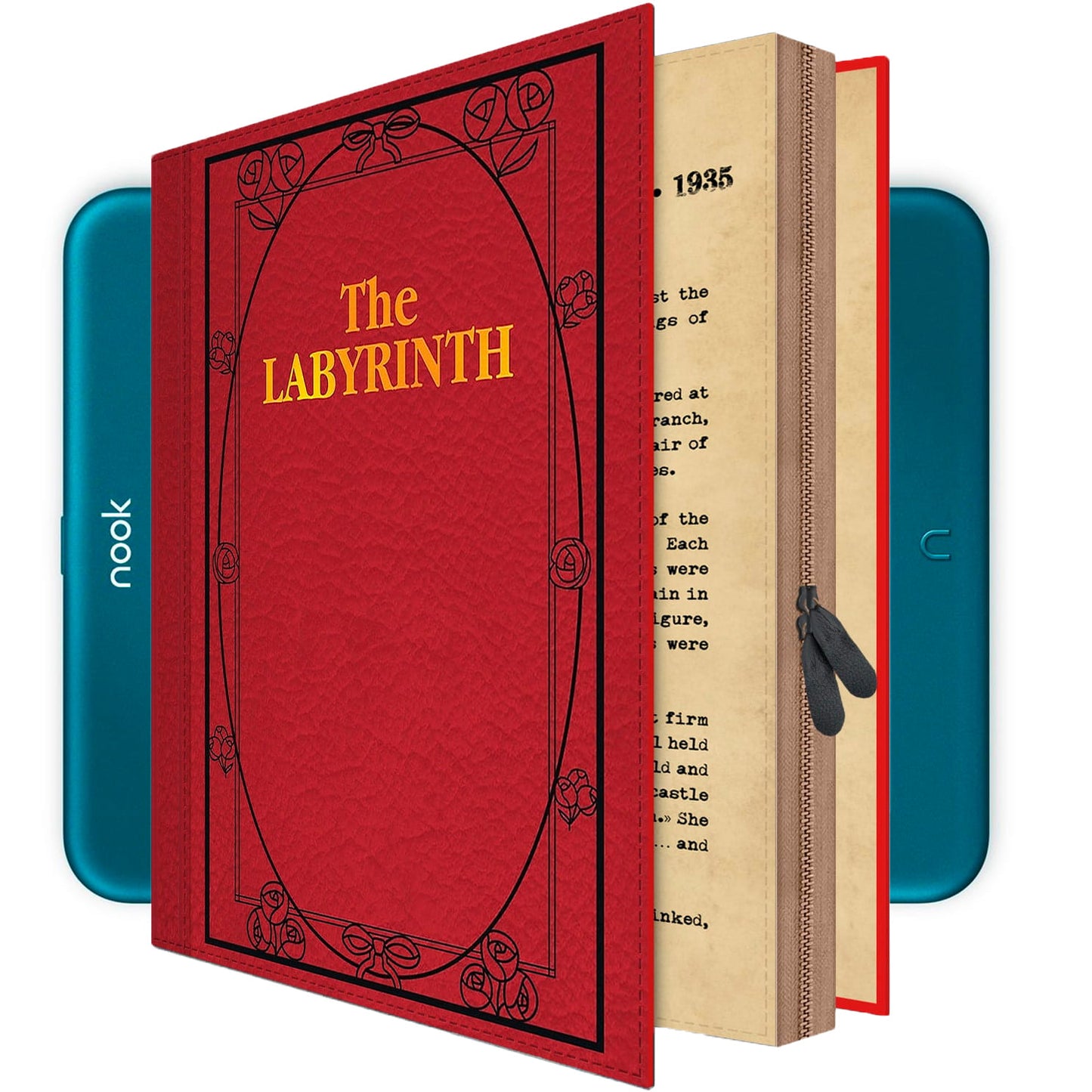 Nook GlowLight 4 4e Plus Case THE LABYRINTH Book Cover