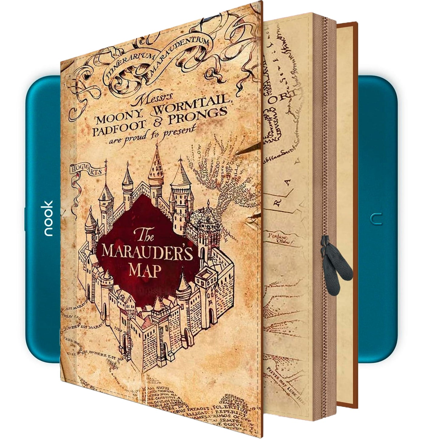 Nook GlowLight 4 4e Plus Case THE MARAUDERS MAP