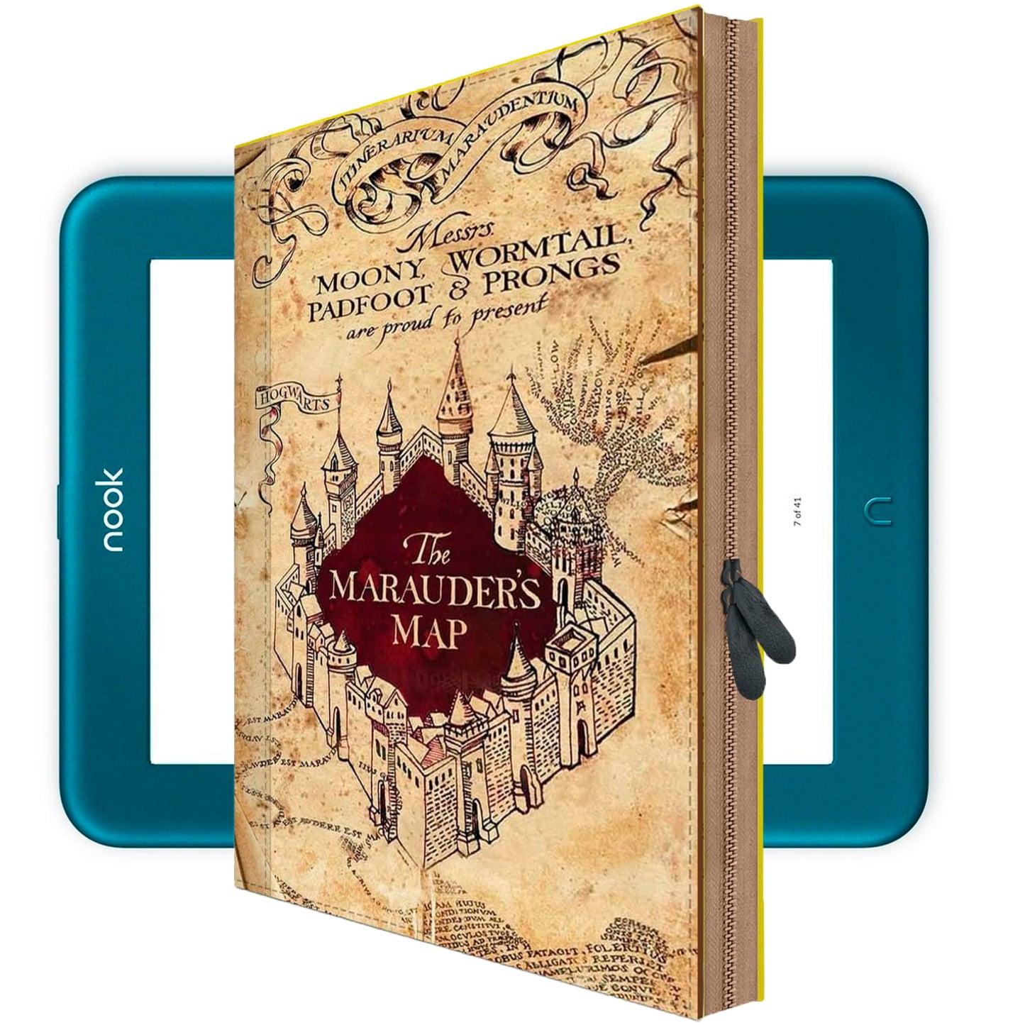 Nook GlowLight 4 4e Plus Case THE MARAUDERS MAP