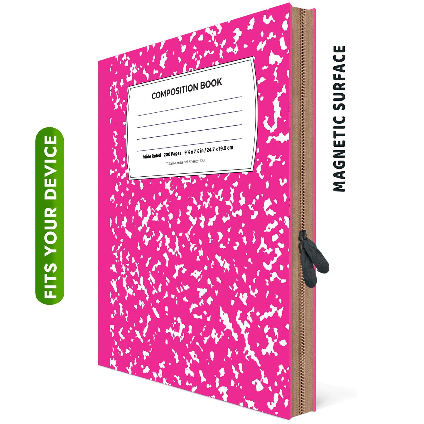 PINK COMPOSITION BOOK Onyx Boox Tab Ultra C Pro Case