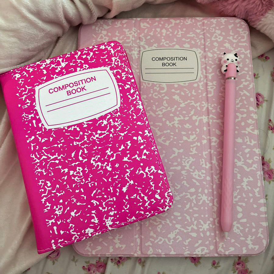 Pink COMPOSITION BOOK iPad Case 13-inch iPad Air M2 Case CASELIBRARY Pink COMPOSITION BOOK iPad Case 13-inch iPad Air M2 Case CASELIBRARY