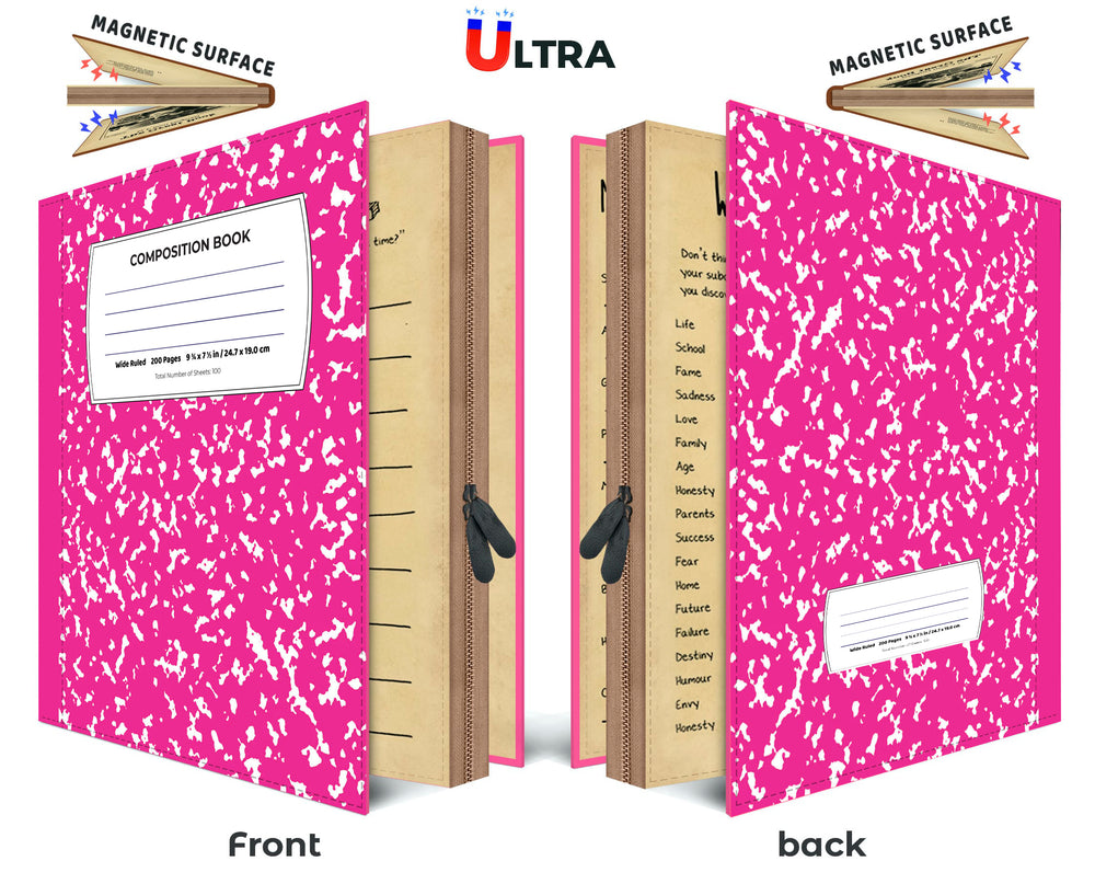 
                  
                    Pink COMPOSITION BOOK Kobo Libra Colour Case
                  
                