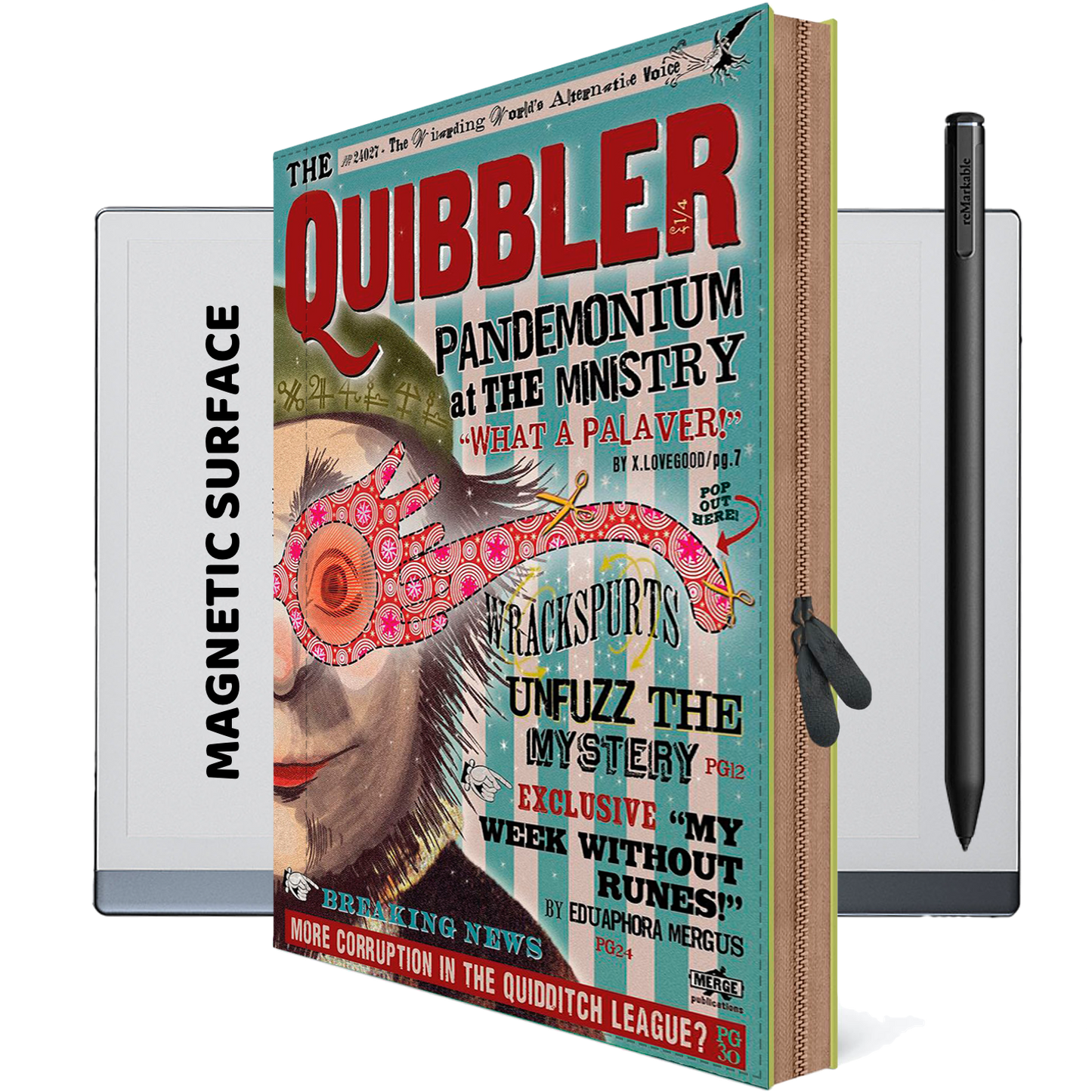 Quibbler Magazine reMarkable Case