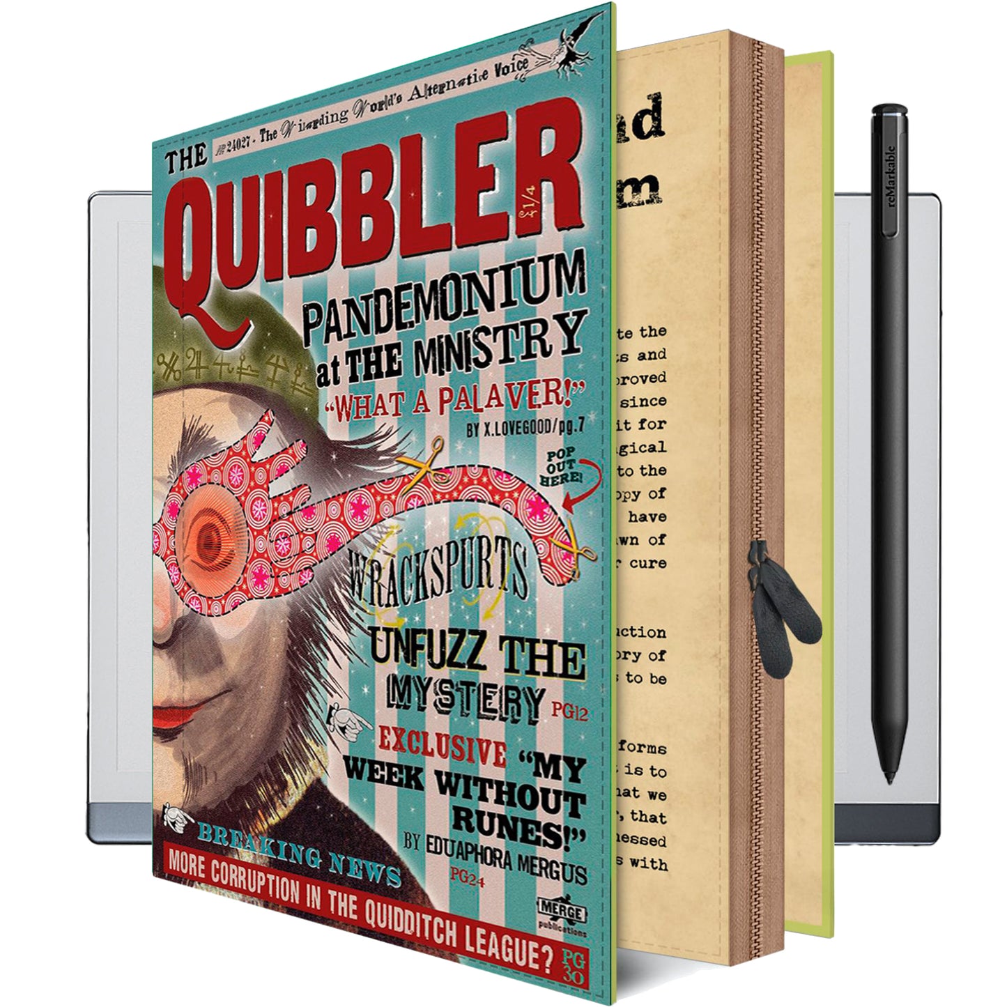 reMarkable Paper Pro Case Book Folio QUIBBLER