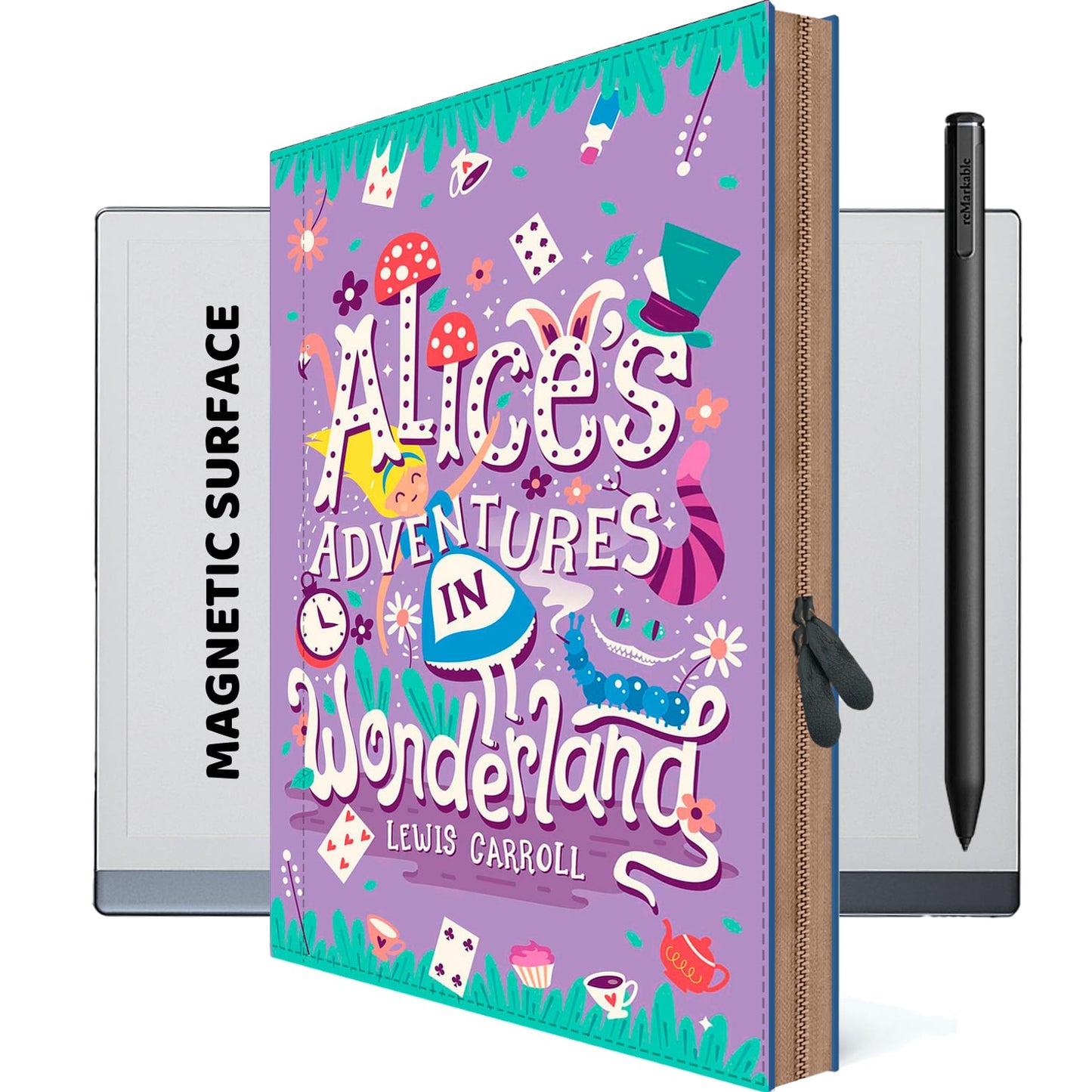 reMarkable Paper Pro Move Case ALICE IN WONDERLAND