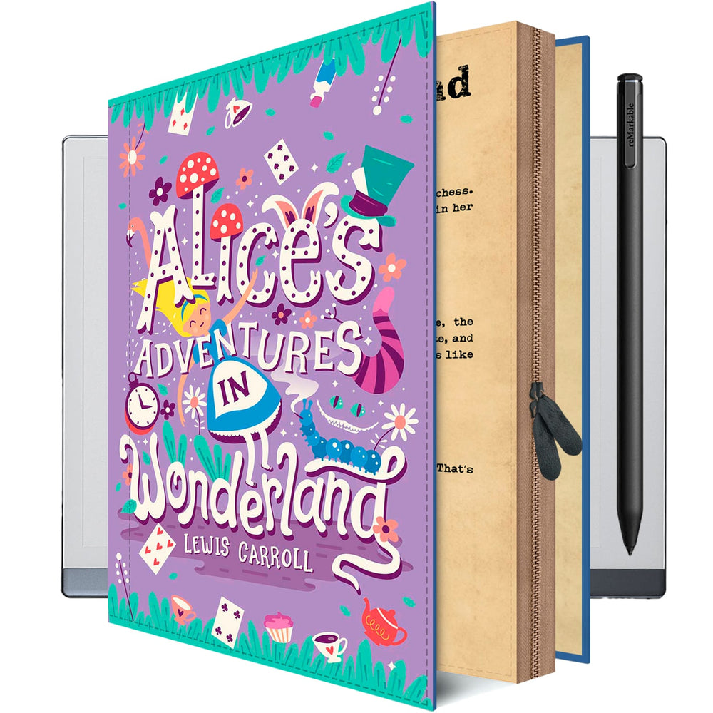 reMarkable Paper Pro Move Case ALICE IN WONDERLAND
