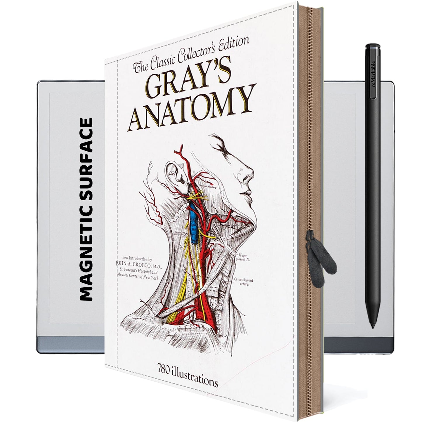 reMarkable Paper Pro Move Case GRAY'S ANATOMY