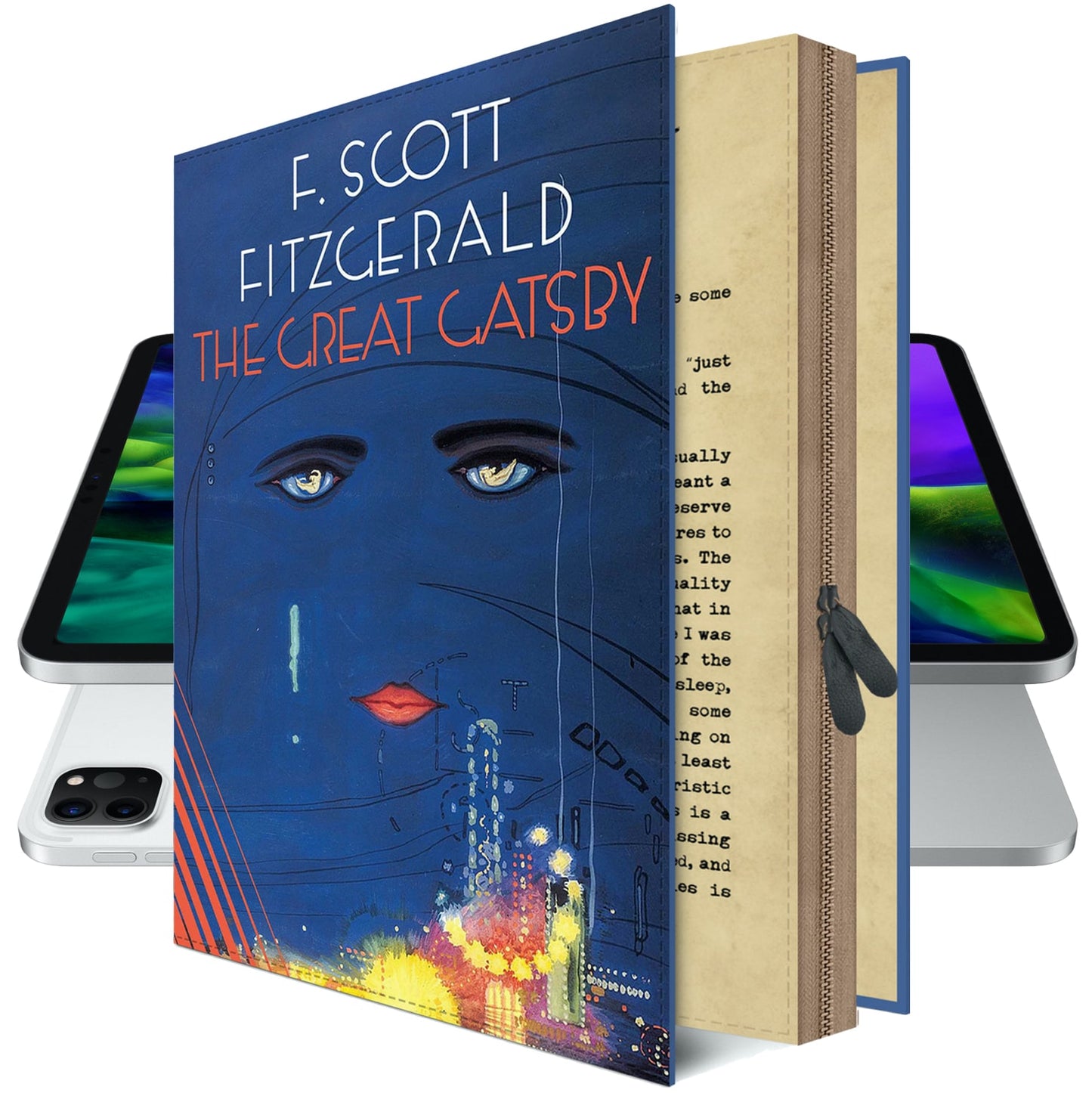 Samsung Galaxy TAB S9 FE Case Ultra Great Gatsby Case