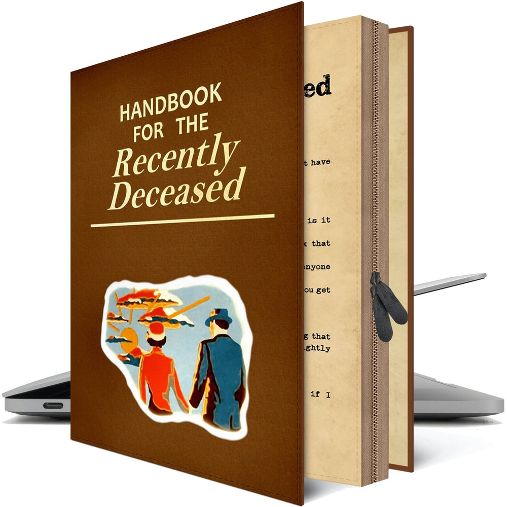 HANDBOOK FOR THE RECENTLY DECEASED Macbook Case