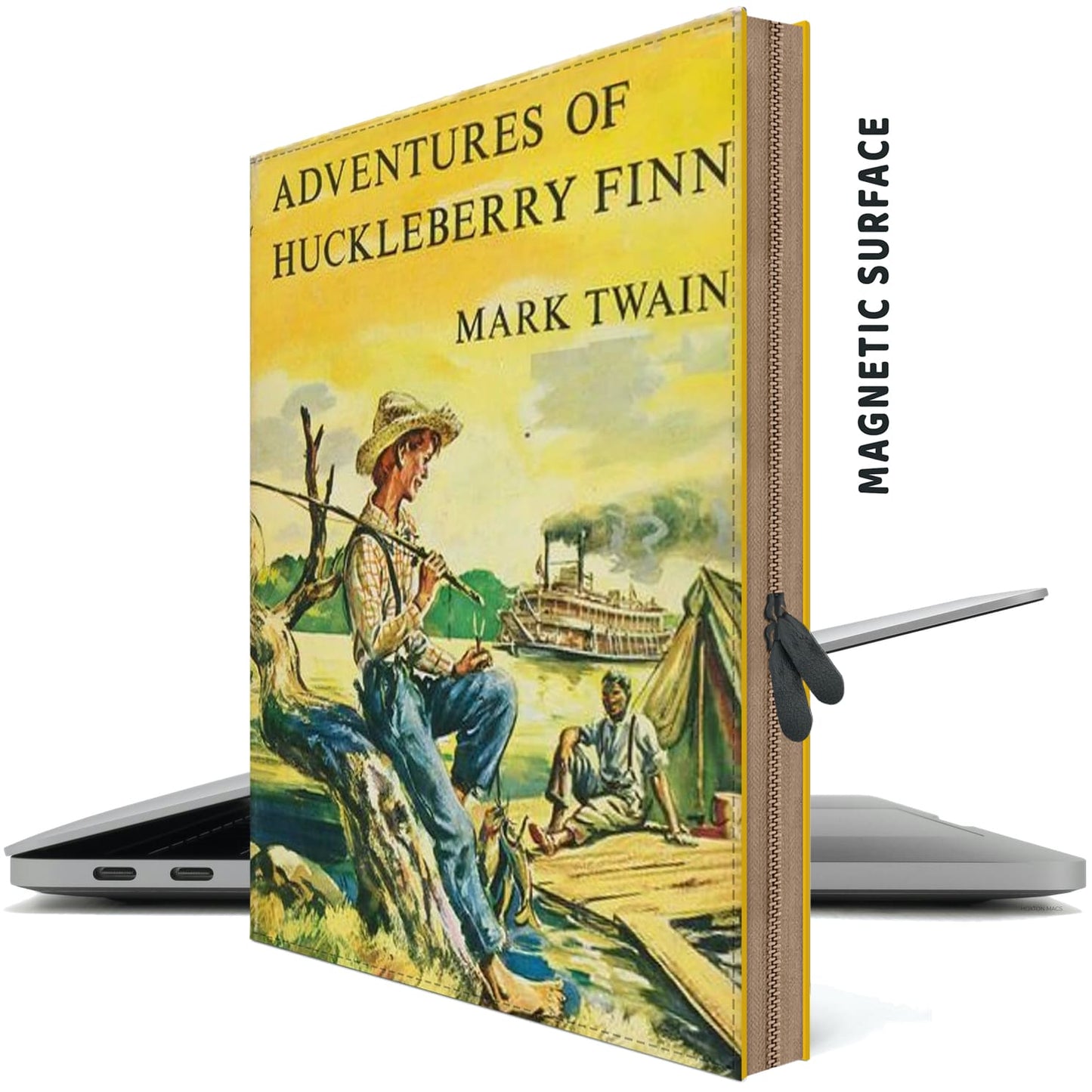 ADVENTURES OF HUCKLEBERRY FINN Laptop Case | Google Pixelbook Go 13.3, Hp Envy case, HP Envy Laptop, HP Envy x360 2-in-1 15.6", HP Envy 17.3 inch, HP Spectre x360 2in1 15.6 inch HP Laptop Case 17.3"