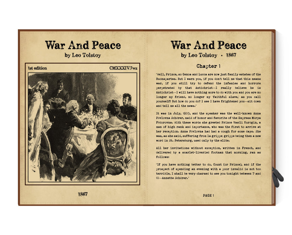 
                  
                    WAR AND PEACE Macbook Case
                  
                