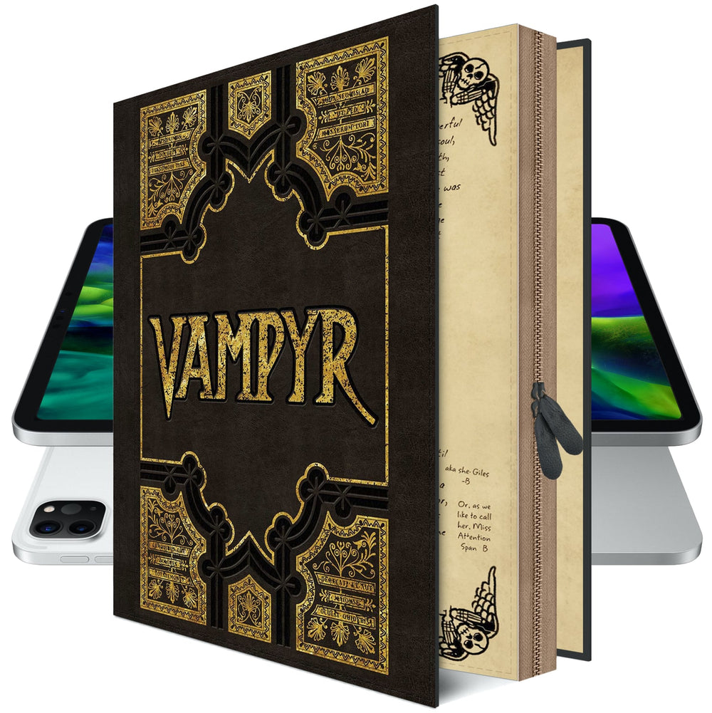 THE VAMPIRE SLAYER BOOK iPad Case